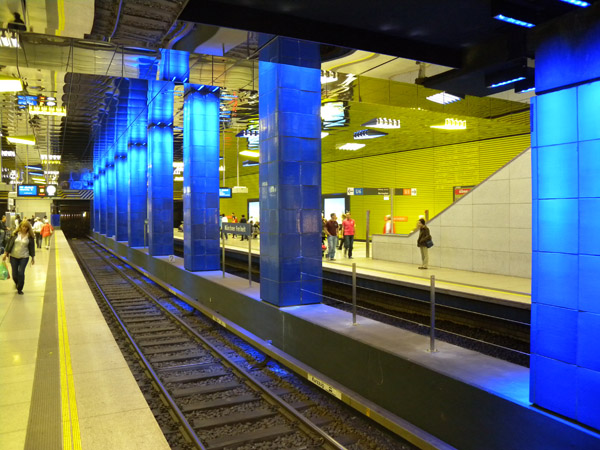 Subway station Münchener Freiheit